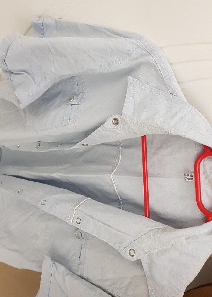 Kadin kot gömlek - Görsel 4