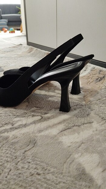40 Beden 40 Numara Stiletto Mat Siyah