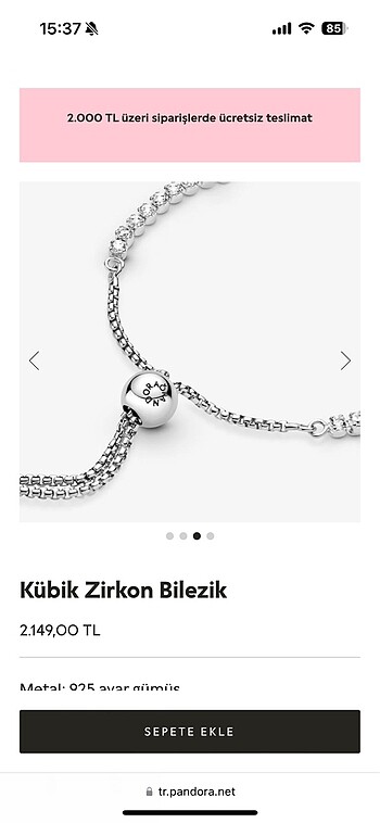  Beden Pandora Su Yolu