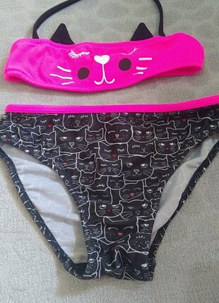 8-9 yaş kız çocuk bikini takimi