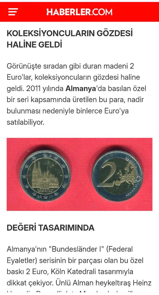 Almanya Nordrhein-Westfalen 2 Euro Hatıra - Görsel 4