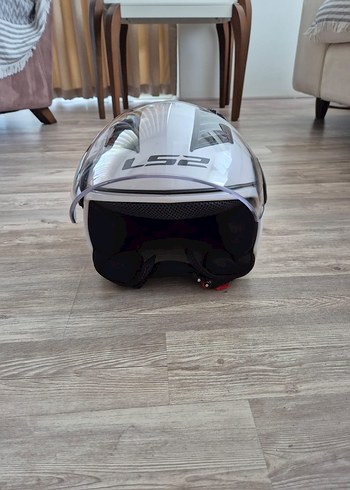 Beyaz LS2 Motosiklet Kaskı - Görsel 2
