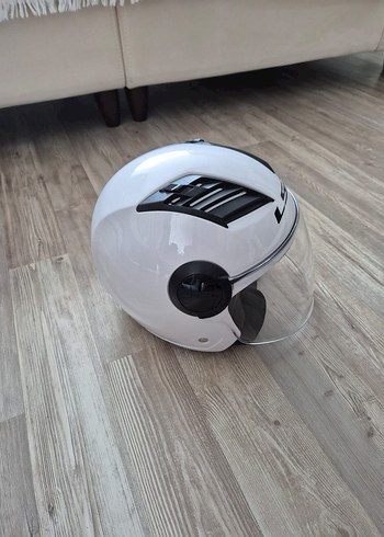 Beyaz LS2 Motosiklet Kaskı - Görsel 3