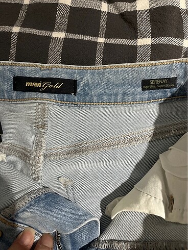 xs Beden mavi Renk Mavi Jean Serenay Model