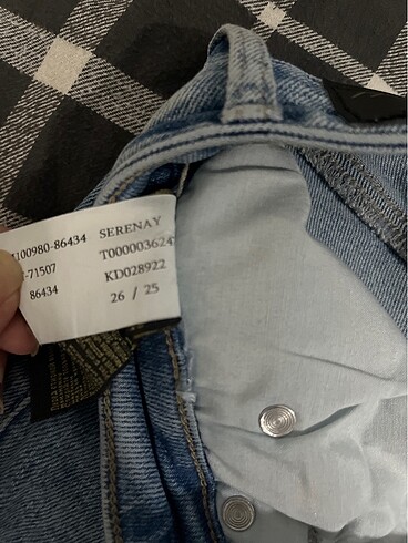 26 Beden Mavi Jean Serenay Model
