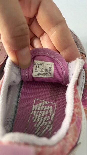 25 Beden Vans kız çocuk ayakkabı