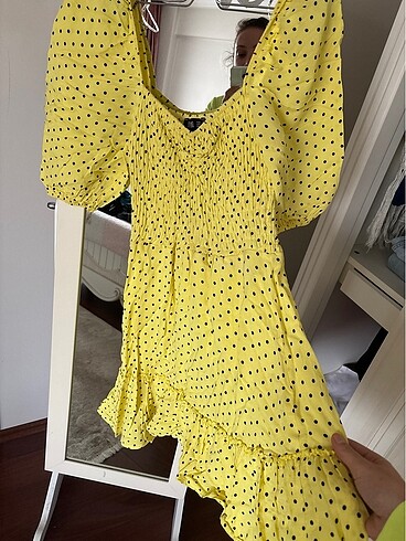 Zara Sarı elbise