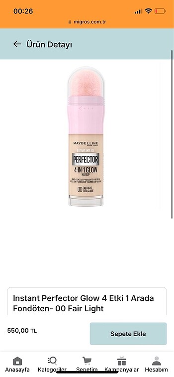 Maybelline perfector