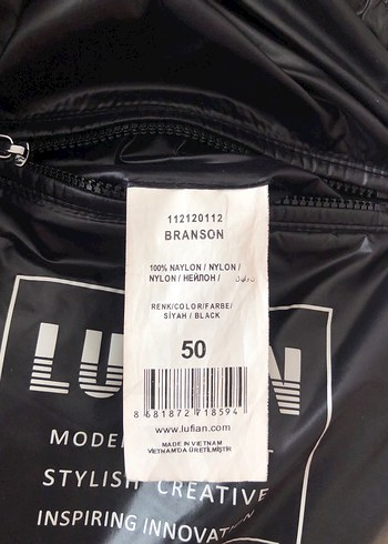 Lufian Siyah Erkek Mont - Görsel 7