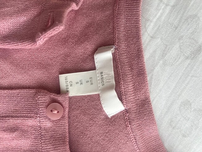 s Beden H&M PEMBE TRİKO HIRKA