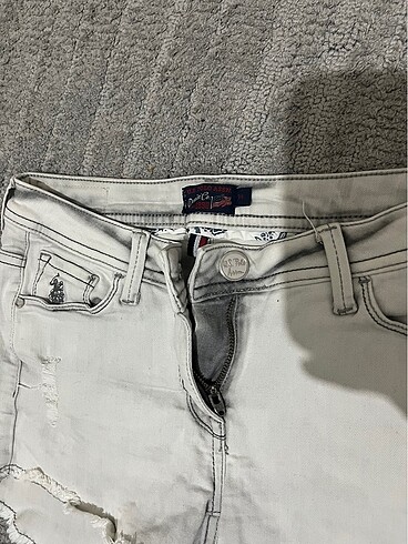 U.S Polo Assn. U.S.POLO ASSN vintage kot şort düşük bel kot şort