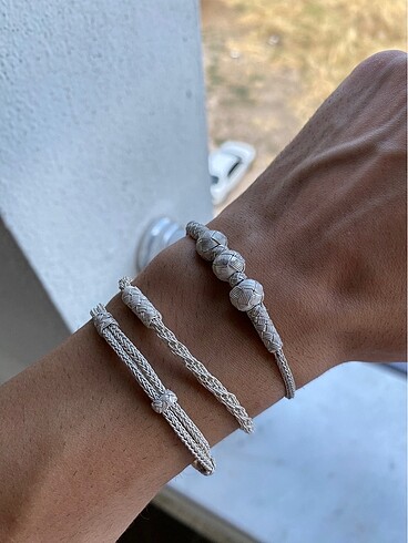 Sterling silver Gümüş kazaziye bileklik