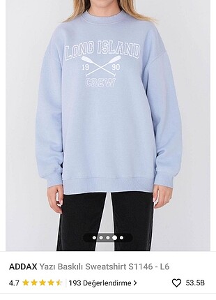 ADDAX MAVİ SWEAT