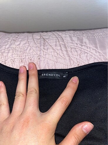 xs Beden siyah Renk Korse görünümlü bluz