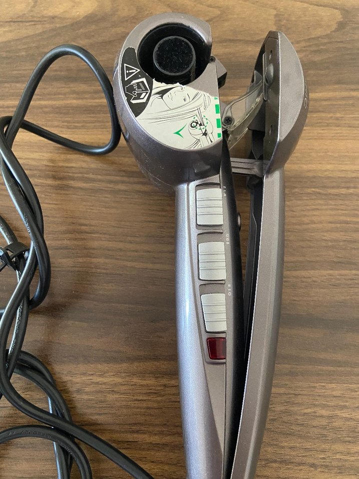 Gri BaByliss İyonik bukle yapma Makinesi - Görsel 2