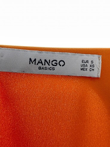 s Beden turuncu Renk Mango Bluz %70 İndirimli.