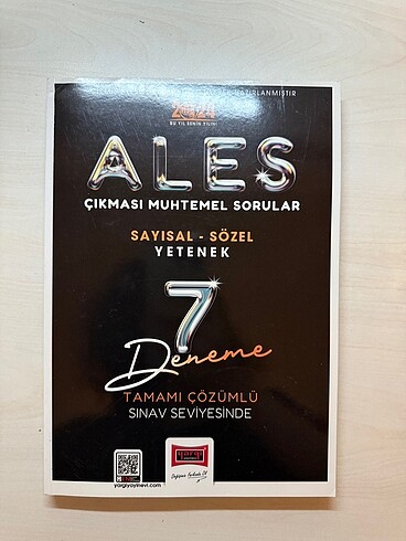 Beden ALES 3 adet çıkmış+deneme+soru bankası