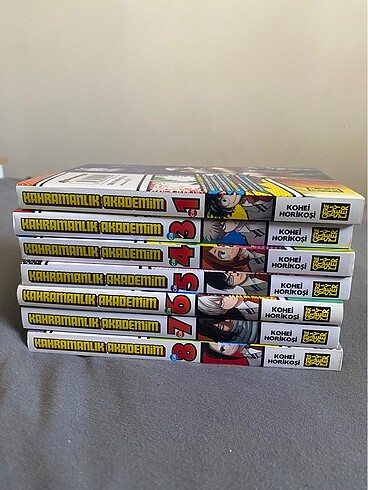 My hero academia manga serisi 5,6,7,8 kaldı elimde uygun