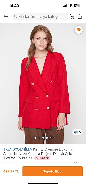 Trendyol & Milla Blazer ceket