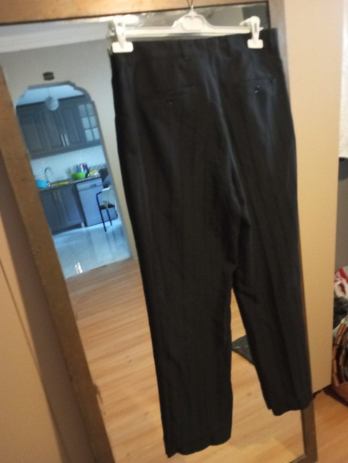 Siyah Regular Fit Midi Erkek Pantolon - Görsel 2