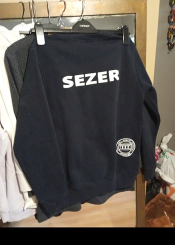 Lacivert Baskılı Erkek Sweatshirt - Görsel 2