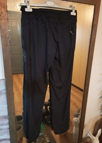 Kadın Siyah Beli Kemerli Salaş Spor eşofman - Görsel 4