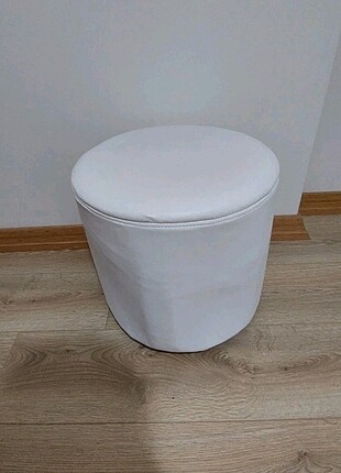 Deri kaplama puf