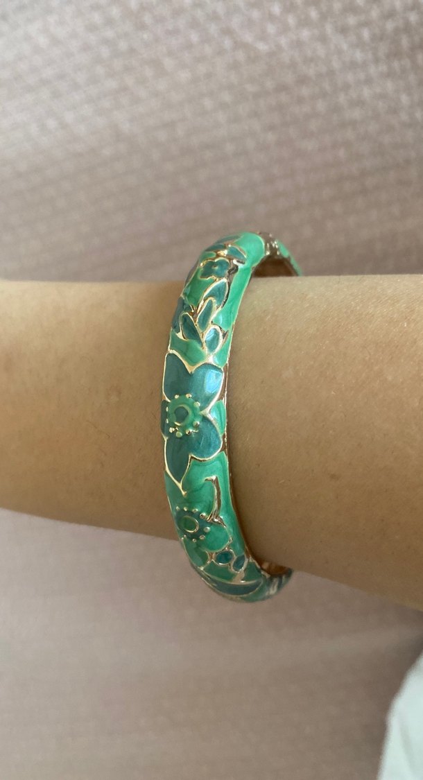 Turkuaz Renkli Bileklik temiz iyi durumda bir kaç kez takıldı - Görsel 4