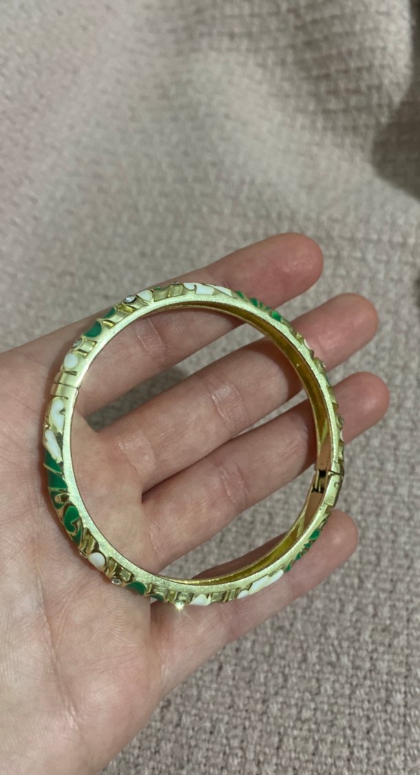 Yeşil mineli bilezik - Görsel 3