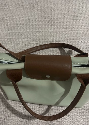 Bej Deri Tokalı Kadın Çanta - Görsel 2