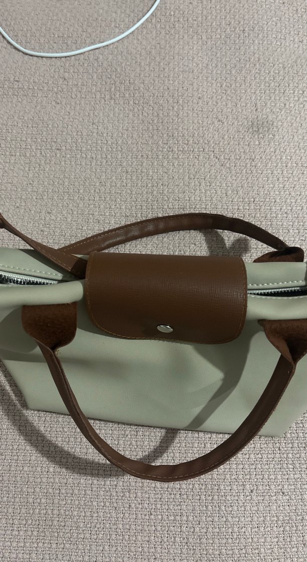 Bej Deri Tokalı Kadın Çanta - Görsel 2