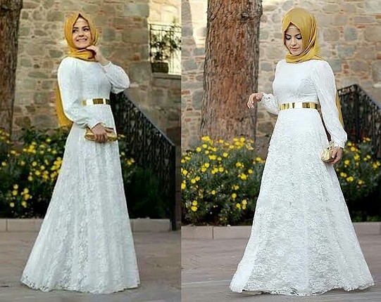 beyaz elbise