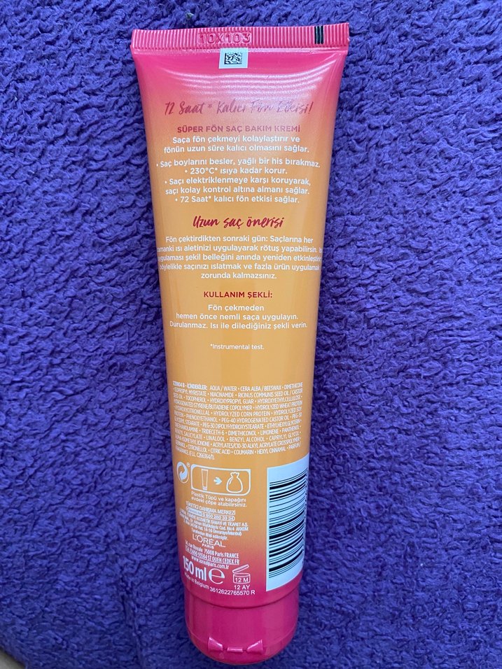 L'Oréal Elseve Süper Fön Saç Bakım Kremi - Görsel 2