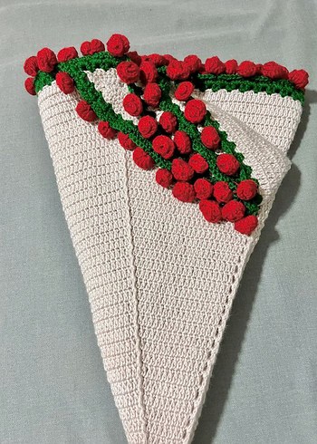Güllü buket battaniye