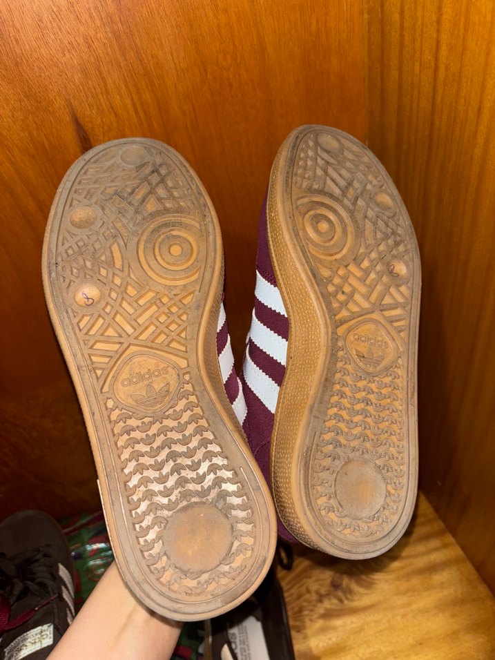 Bordo Süet Adidas  Spor Ayakkabı - Görsel 5