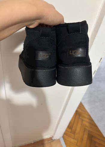 Siyah Yüksek Taban Ugg - Görsel 3
