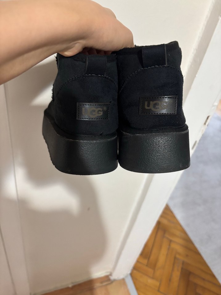 Siyah Yüksek Taban Ugg - Görsel 3