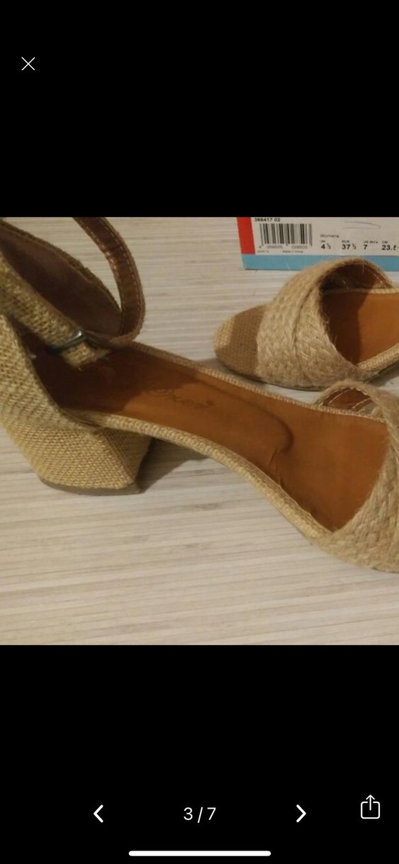 Bej Kadın Topuklu Sandalet - Görsel 5