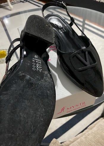 Tokalı Siyah Rugan Kadın Ayakkabı - Görsel 4