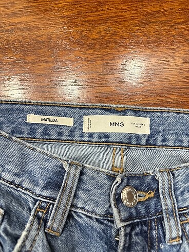 34 Beden mavi Renk Mango Matilda Jean