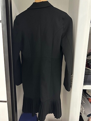 Lacivert Renk Etek Elbise - Görsel 5