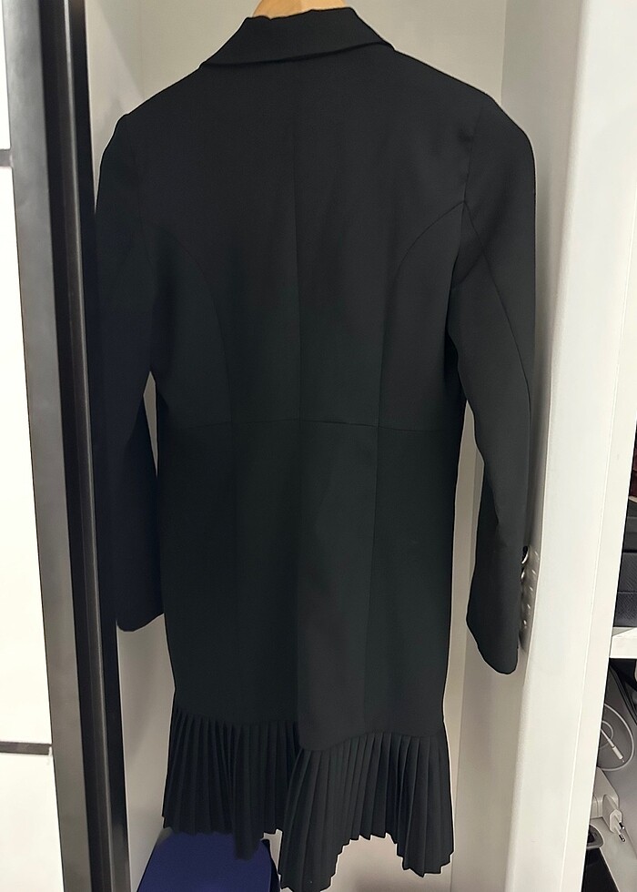 Lacivert Renk Etek Elbise - Görsel 5