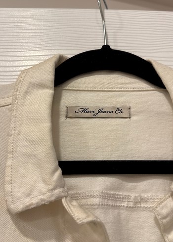 Mavi Jeans Mavi Beyaz Kot Ceket