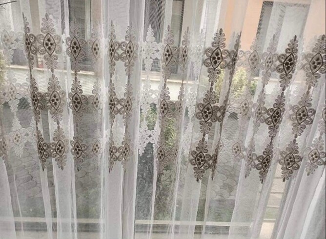 4.5 metre tül perde boyu 270 1 metre ayrı diğer 3.5 metre ayrı t - Görsel 3