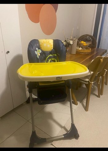 Sarı Bebek Mama Sandalyesi - Görsel 3