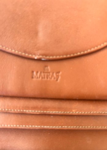 Matraş Kahverengi Deri Kadın Cüzdan