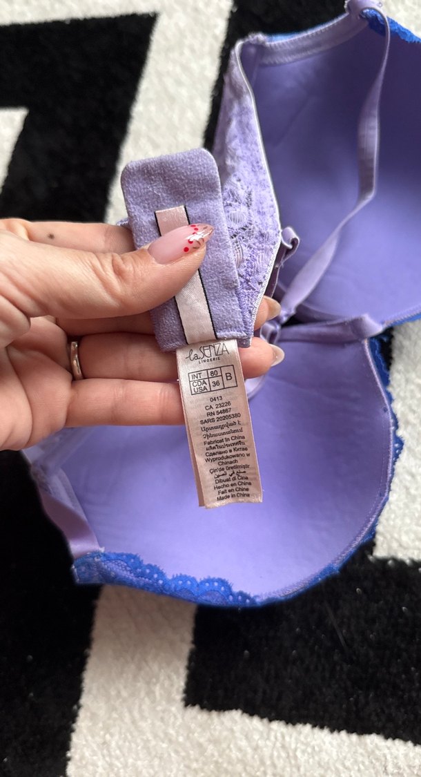 La senza orjinal marka Mor Dantel Detaylı Sütyen - Görsel 3