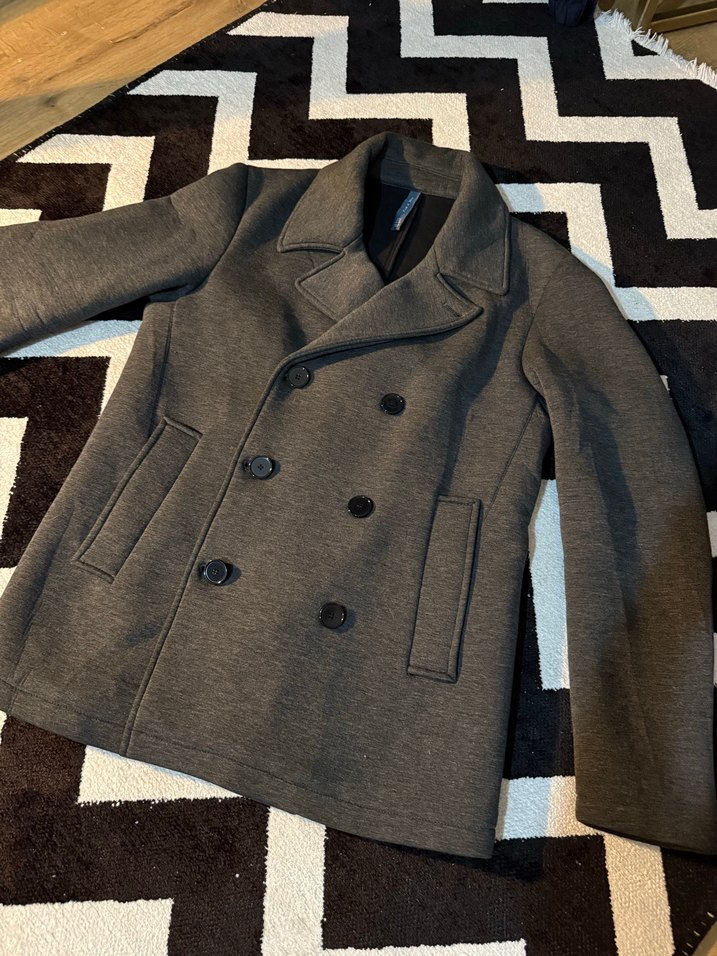 Zara Orjinal Gri Düğmeli Erkek ceket - Görsel 2