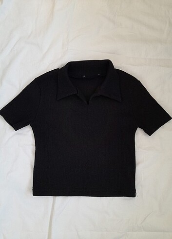  Polo yaka crop