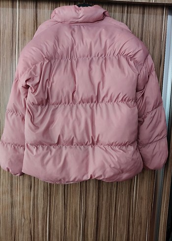 Pembe Kadın Kışlık Mont - Görsel 3